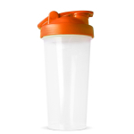Shaker de plástico anti-fugas com inserto misturador 700 ml cor cor-de-laranja sétima vista