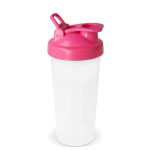 Shaker de plástico anti-fugas com inserto misturador 700 ml cor cor-de-rosa segunda vista