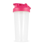 Shaker de plástico anti-fugas com inserto misturador 700 ml cor cor-de-rosa quinta vista