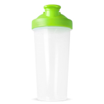 Shaker de plástico anti-fugas com inserto misturador 700 ml cor verde-lima quarta vista