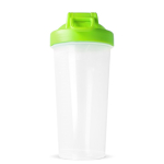 Shaker de plástico anti-fugas com inserto misturador 700 ml cor verde-lima sexta vista
