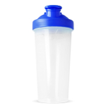 Shaker de plástico anti-fugas com inserto misturador 700 ml cor azul-escuro quarta vista