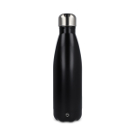 Garrafa térmica em aço inoxidável reciclado anti-derrame 500 ml cor preto
