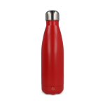 Garrafa térmica em aço inoxidável reciclado anti-derrame 500 ml cor vermelho