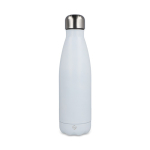 Garrafa térmica em aço inoxidável reciclado anti-derrame 500 ml cor branco