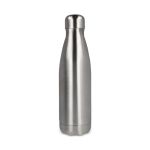 Garrafa térmica em aço inoxidável reciclado anti-derrame 500 ml cor prateado