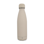 Garrafa térmica em aço inoxidável reciclado com toque suave 500 ml cor bege