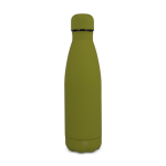 Garrafa térmica em aço inoxidável reciclado com toque suave 500 ml cor verde oliva