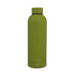 Garrafa térmica de aço inox reciclado com fecho anti-fugas 500 ml cor verde oliva