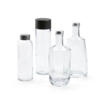 Garrafa de vidro fabricada na Europa com tampa anti-fugas 500 ml