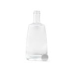 Garrafa de vidro fabricada na UE com tampa prateada anti-fugas 700 ml cor transparente segunda vista