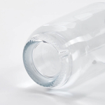 Garrafa de vidro fabricada na UE com fecho anti-gotas 790 ml cor transparente vista de detalhe 