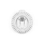 Cabo tudo em um de plástico reciclado com carregamento rápido 60W cor branco vista frontal 