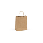 Saco de papel kraft reciclado com certificação FSC 115 g/m² cor natural segunda vista