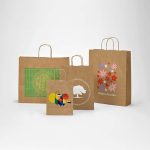 Saco de papel kraft reciclado com certificação FSC 115 g/m²