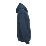 Sweatshirt unissexo com capuz em algodão orgânico 300 g/m² cor azul-marinho segunda vista