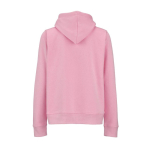 Sweatshirt com capuz de algodão orgânico para senhora 300 g/m² Bondi cor cor-de-rosa vista traseira 