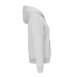 Sweatshirt com capuz de algodão orgânico para senhora 300 g/m² Bondi cor cinzento-claro segunda vista