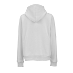Sweatshirt com capuz de algodão orgânico para senhora 300 g/m² Bondi cor cinzento-claro vista traseira 