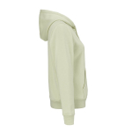 Sweatshirt com capuz de algodão orgânico para senhora 300 g/m² Bondi cor verde pastel segunda vista
