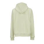 Sweatshirt com capuz de algodão orgânico para senhora 300 g/m² Bondi cor verde pastel vista traseira 