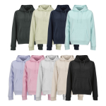 Sweatshirt com capuz de algodão orgânico para senhora 300 g/m² Bondi