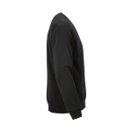 Sweatshirt unissexo de algodão orgânico em felpa escovada 300 g/m² Waikiki cor preto segunda vista