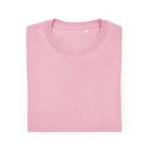 Sweatshirt unissexo de algodão orgânico em felpa escovada 300 g/m² Waikiki cor cor-de-rosa segunda vista frontal 