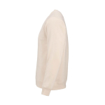 Sweatshirt unissexo de algodão orgânico em felpa escovada 300 g/m² Waikiki cor bege terceira vista 