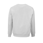 Sweatshirt unissexo de algodão orgânico em felpa escovada 300 g/m² Waikiki cor cinzento-claro vista traseira 