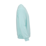 Sweatshirt unissexo de algodão orgânico em felpa escovada 300 g/m² Waikiki cor verde-claro segunda vista