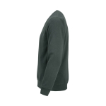 Sweatshirt unissexo de algodão orgânico em felpa escovada 300 g/m² Waikiki cor verde-escuro terceira vista 
