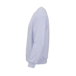 Sweatshirt unissexo de algodão orgânico em felpa escovada 300 g/m² Waikiki cor azul pastel terceira vista 