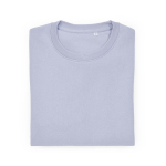 Sweatshirt unissexo de algodão orgânico em felpa escovada 300 g/m² Waikiki cor azul pastel segunda vista frontal 