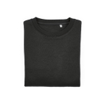 Sweatshirt de mulher em algodão orgânico com gola redonda 300 g/m² Waikiki cor preto segunda vista frontal 