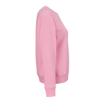 Sweatshirt de mulher em algodão orgânico com gola redonda 300 g/m² Waikiki cor cor-de-rosa segunda vista