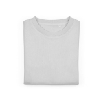 Sweatshirt de mulher em algodão orgânico com gola redonda 300 g/m² Waikiki cor cinzento-claro segunda vista frontal 