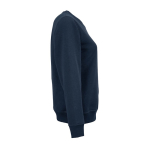 Sweatshirt de mulher em algodão orgânico com gola redonda 300 g/m² Waikiki cor azul-marinho segunda vista