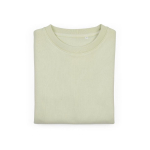 Sweatshirt de mulher em algodão orgânico com gola redonda 300 g/m² Waikiki cor verde pastel segunda vista frontal 