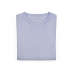 Sweatshirt de mulher em algodão orgânico com gola redonda 300 g/m² Waikiki cor azul pastel segunda vista frontal 
