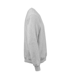 Sweatshirt unissexo em algodão orgânico com gola redonda 340 g/m² Nazaré cor cinzento mesclado segunda vista