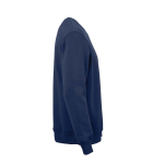 Sweatshirt unissexo em algodão orgânico com gola redonda 340 g/m² Nazaré cor azul-marinho segunda vista