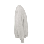 Sweatshirt unissexo em algodão orgânico com gola redonda 340 g/m² Nazaré cor cinzento-claro mesclado segunda vista