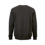 Sweatshirt unissexo em algodão orgânico com gola redonda 340 g/m² Nazaré cor lilás vista traseira 