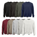 Sweatshirt unissexo em algodão orgânico com gola redonda 340 g/m² Nazaré
