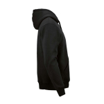 Sweatshirt unissexo com capuz em algodão orgânico 340g/m² Tulum cor preto segunda vista