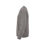 Sweatshirt unissexo de algodão orgânico com felpa francesa 300 g/m² Capri cor cinzento terceira vista 