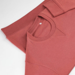 Sweatshirt unissexo de algodão orgânico com felpa francesa 300 g/m² Capri cor hortelã poderosa vista de detalhe 