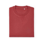 Sweatshirt unissexo de algodão orgânico com felpa francesa 300 g/m² Capri cor hortelã poderosa segunda vista frontal 