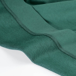Sweatshirt unissexo de algodão orgânico com felpa francesa 300 g/m² Capri cor verde-escuro vista de detalhe 